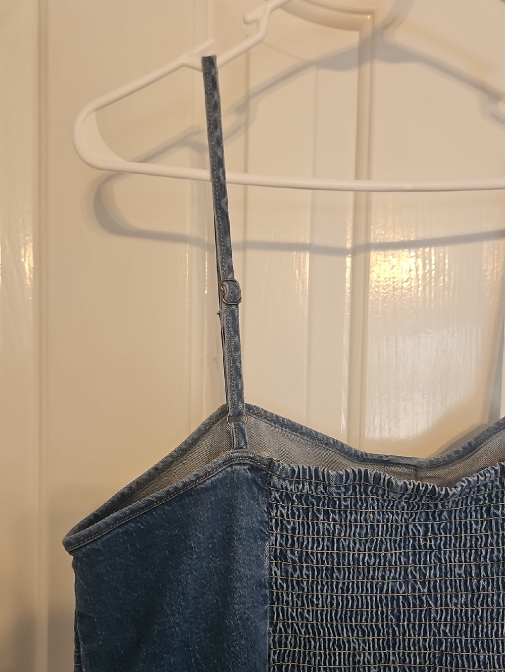 NWOT Universal Thread Blue Denim Button-Front Midi Dress - Picture 8 of 12